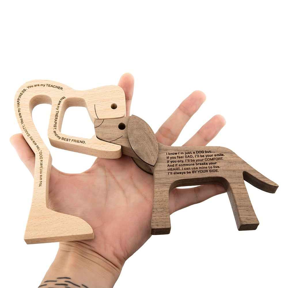 Sculptures en bois "Complices" Pegasus-square