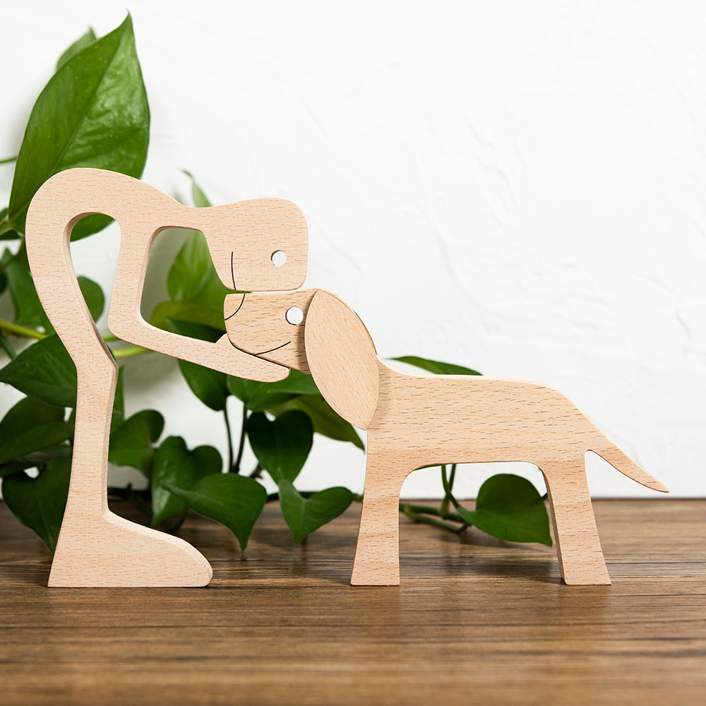 Sculptures en bois "Complices" Pegasus-square