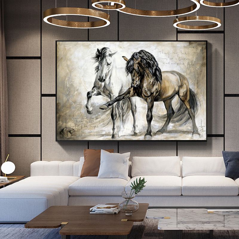 Tableau Cheval "Pas de Deux Espagnol" Pegasus-square