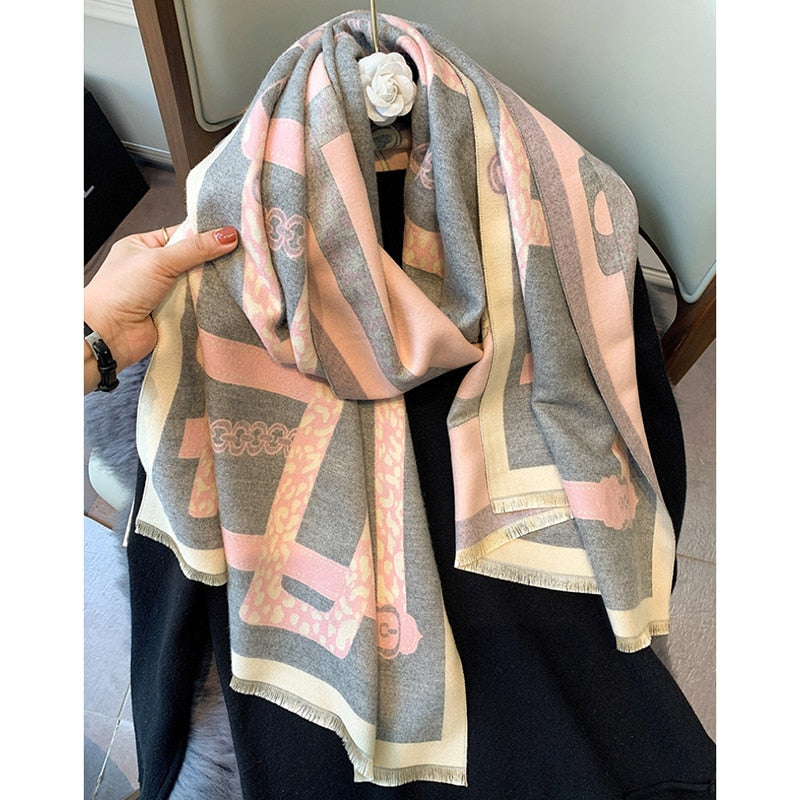 Grande Echarpe Cachemire "Pashmina" Pegasus-square