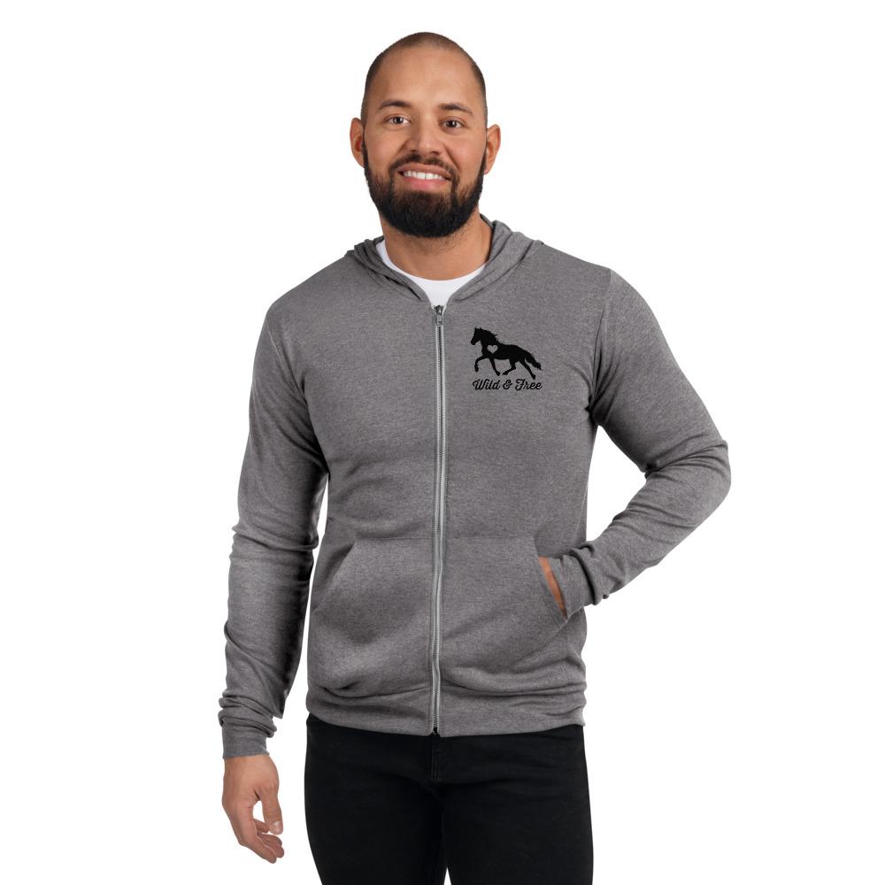 Blouson Sweatshirt zippé Horse Love à Capuche - Pegasus-square