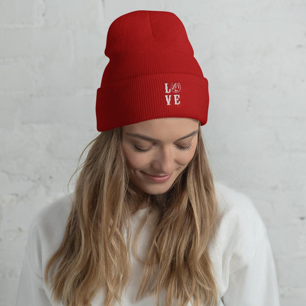 Bonnet brodé LOVE - Pegasus-square