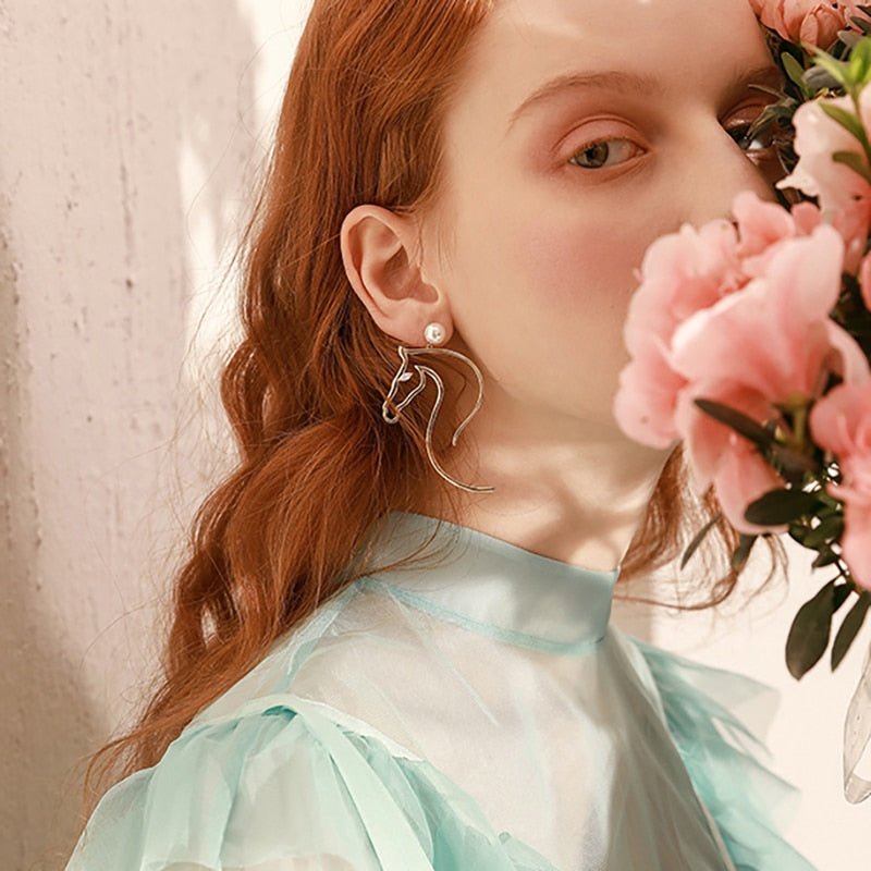 Boucles d'oreilles "Cheval" - Pegasus-square