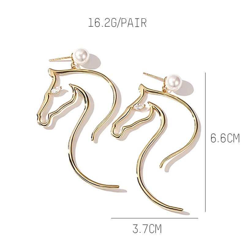 Boucles d'oreilles "Cheval" - Pegasus-square
