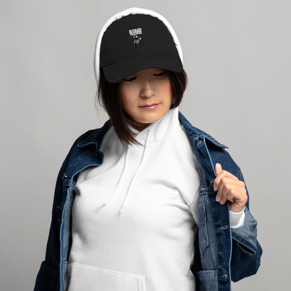 Casquette brodée HORSE TRAINER Effet Usé accessoire - Pegasus-square