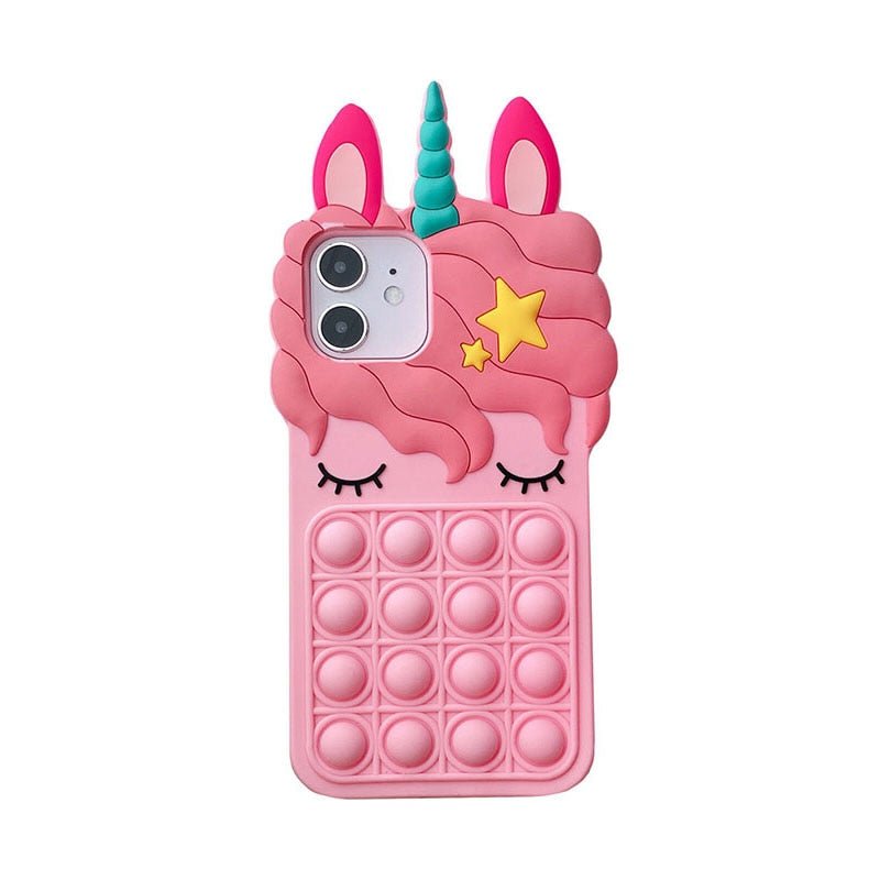 Coque de téléphone "Licorne" 3D Pop It - Pegasus-square