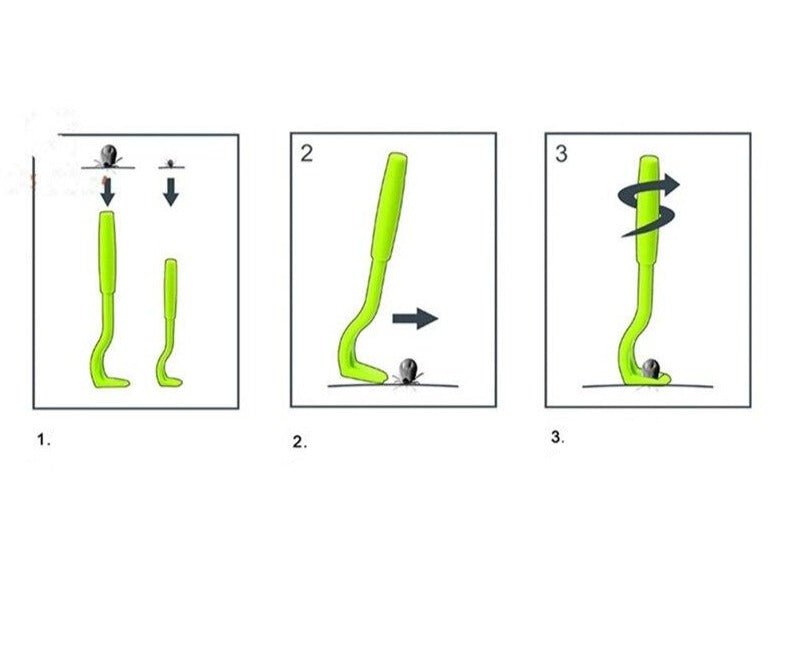 L'indispensable Tire-Tiques - Set de 3 pièces- pour Chevaux, Chiens et Chats. - Pegasus-square