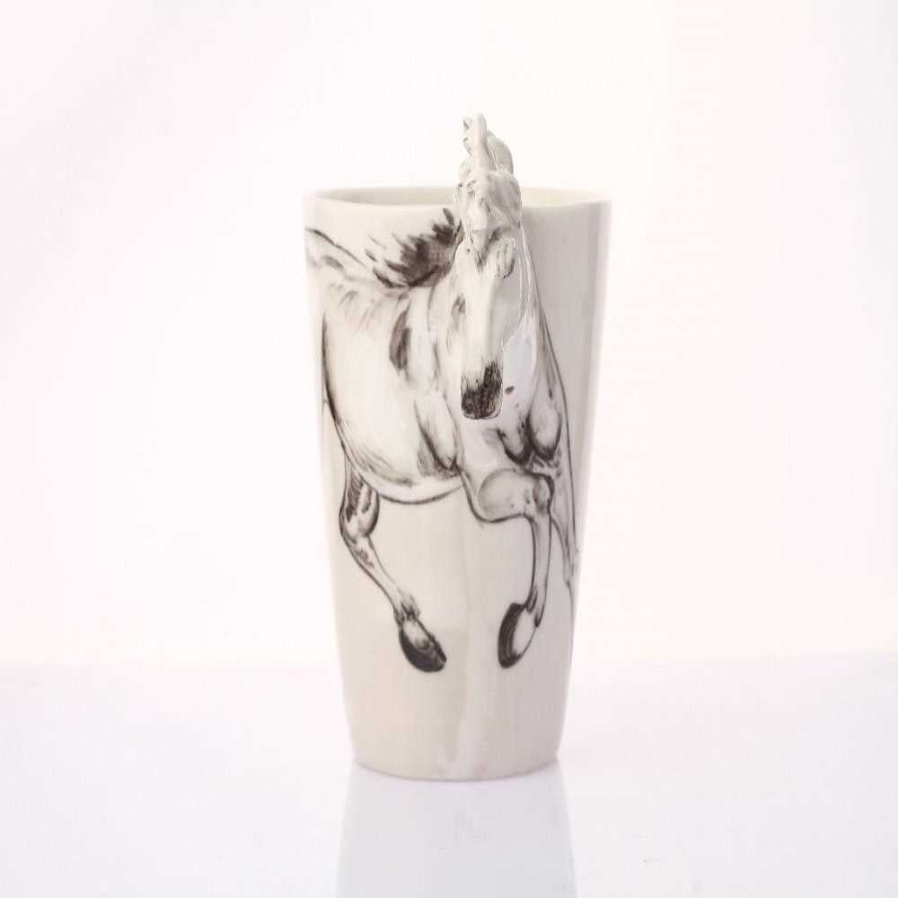 Mug -Tasse à thé ou café - Cheval 3D en Porcelaine - Pegasus-square
