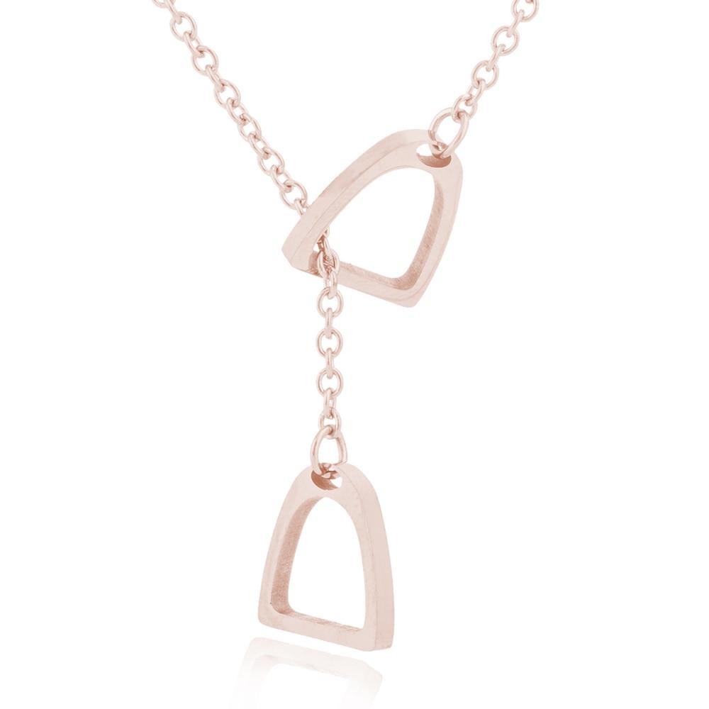 Pendentif Chance Etrier Cheval disponible en Gold, Silver et Pink. - Pegasus-square