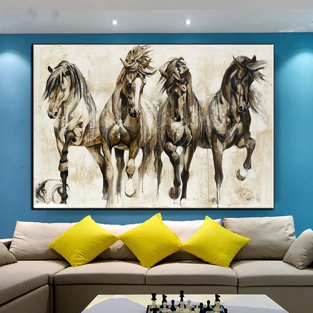 Poster chevaux - Pegasus-square