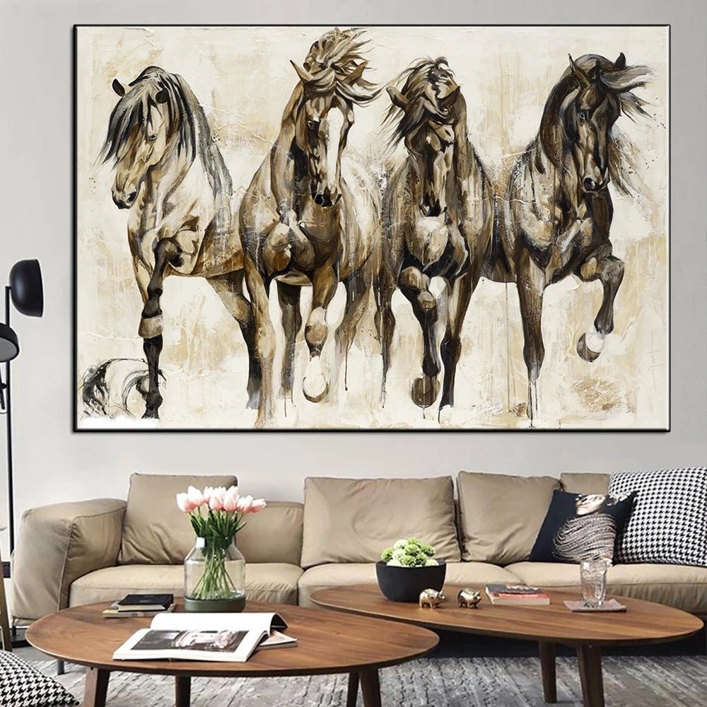 Poster chevaux - Pegasus-square