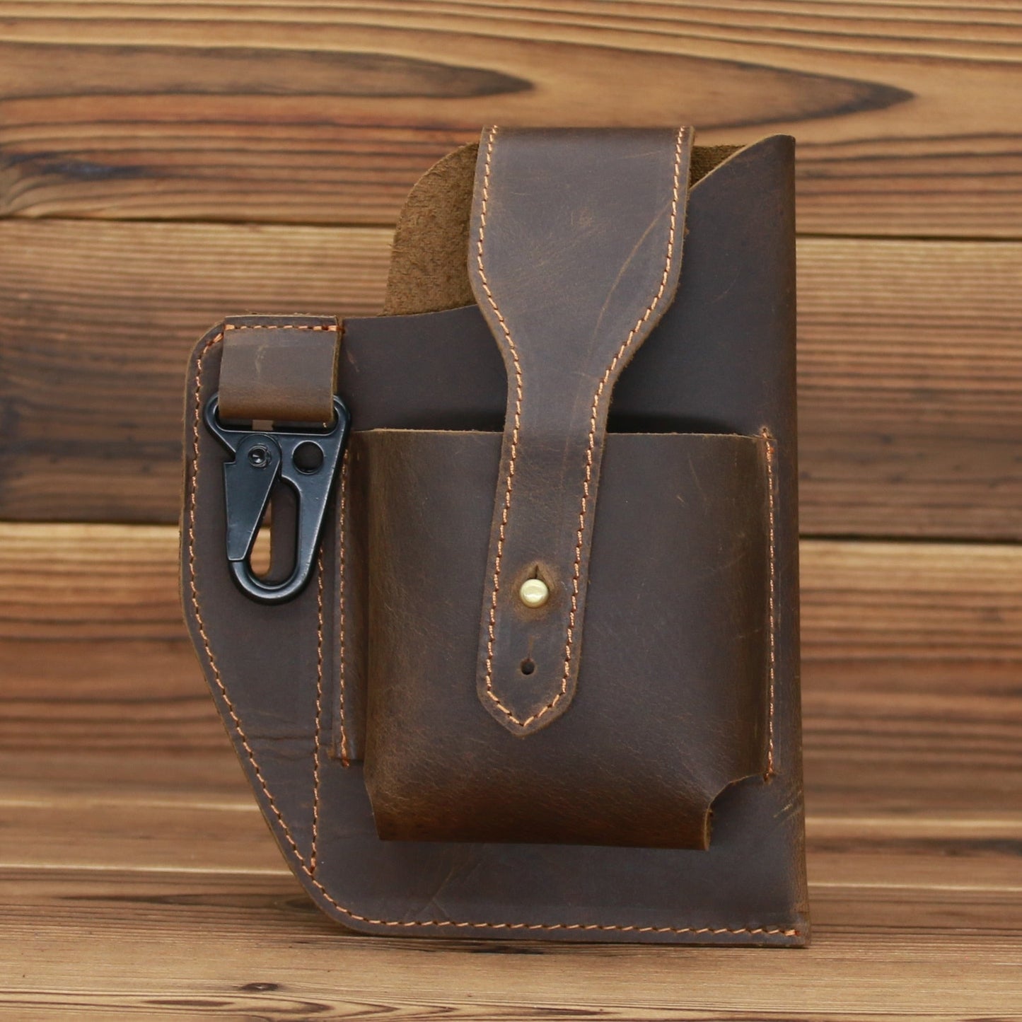 Sacoche Cuir Multi-Rangements "Essentielle" - Pegasus-square