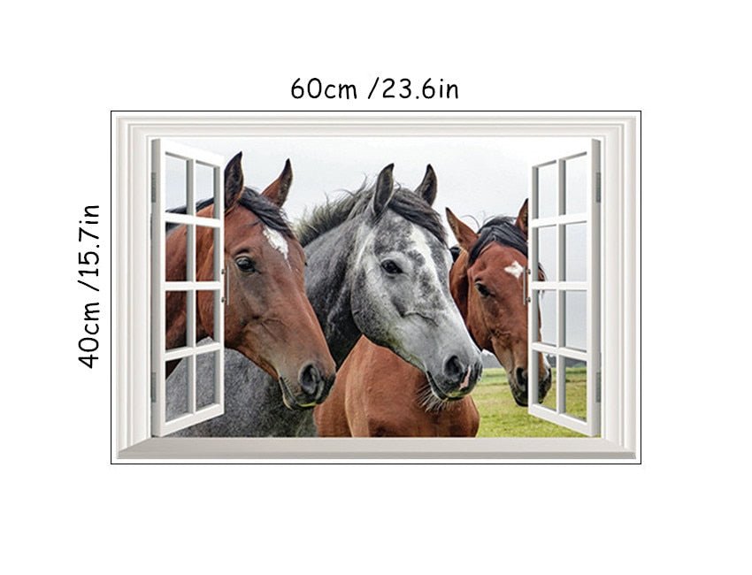 Sticker mural "Chambre avec vue" - Pegasus-square