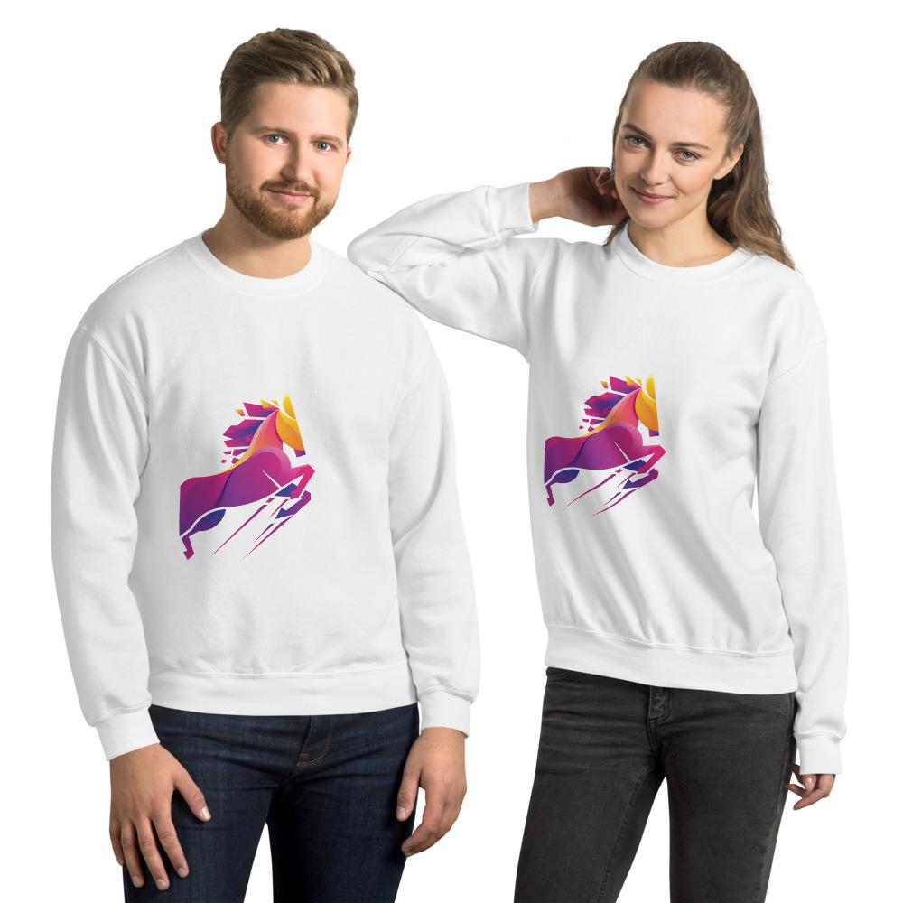 Sweat shirt Col Rond Cheval Vaillant - Pegasus-square