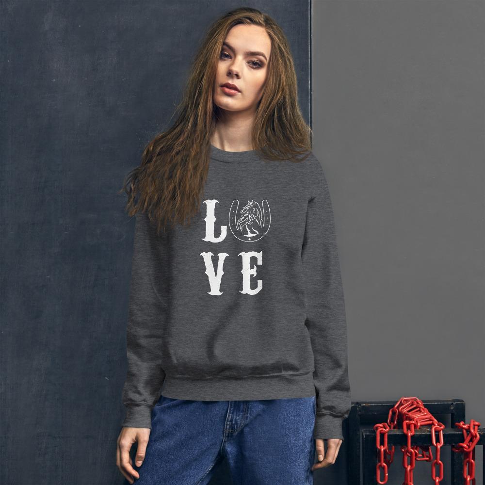 Sweat shirt Love à Col Rond - Pegasus-square