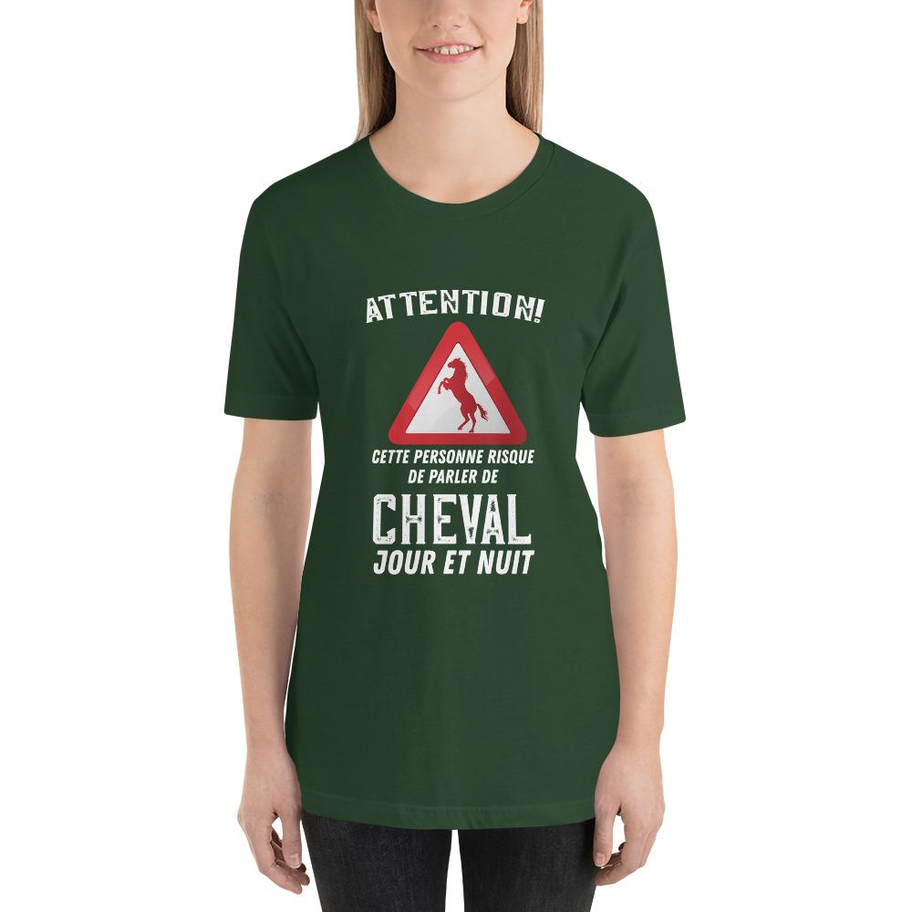 Tee Shirt Cheval Attention - Pegasus-square