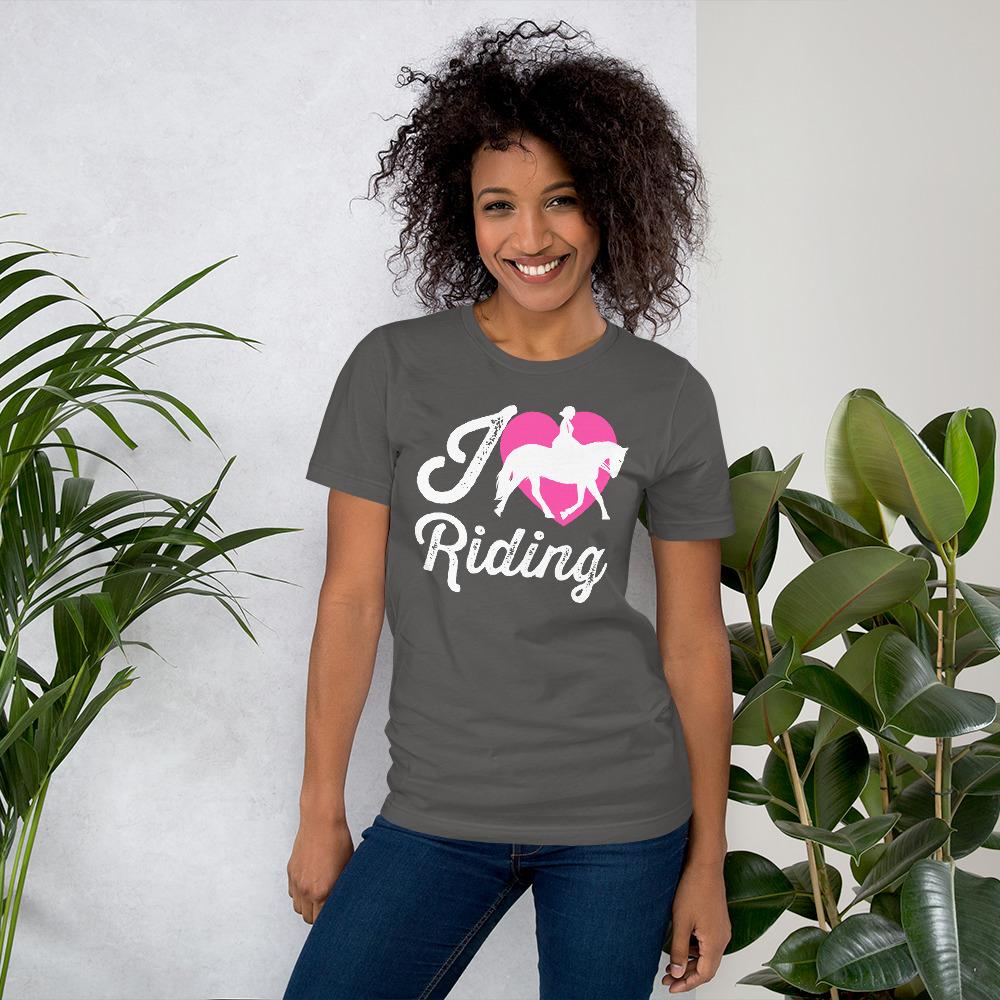 Tee Shirt cheval I Love Riding - Pegasus-square