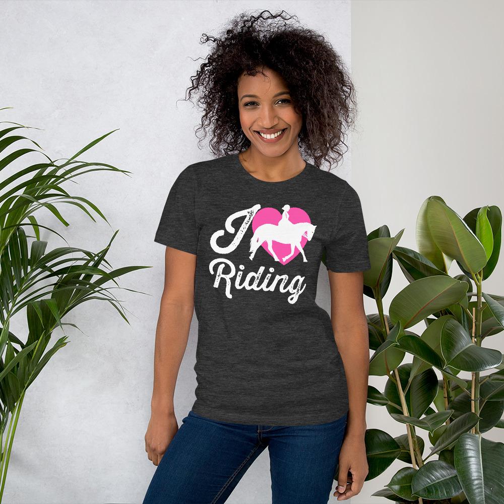 Tee Shirt cheval I Love Riding - Pegasus-square
