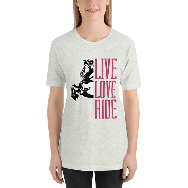 Tee Shirt cheval Live Love Ride - Pegasus-square