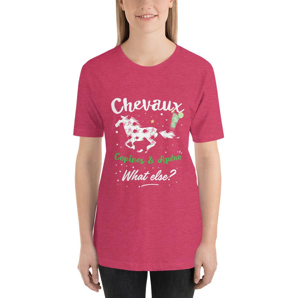 Tee-shirt Chevaux, Copines et Apéro - Pegasus-square