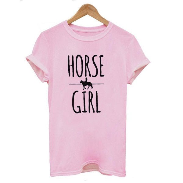 Tee Shirt HORSE GIRL - Pegasus-square