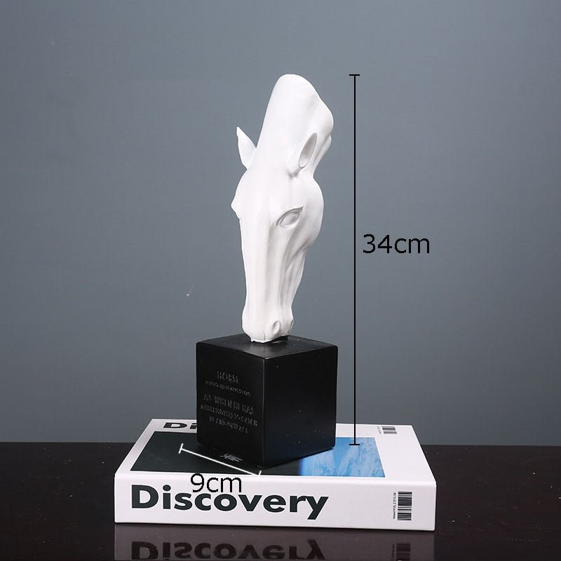 Vase décoratif Tête de cheval minimaliste - Pegasus-square