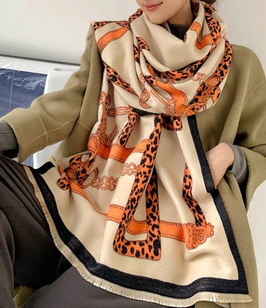 Grande Echarpe Cachemire "Pashmina" Pegasus-square
