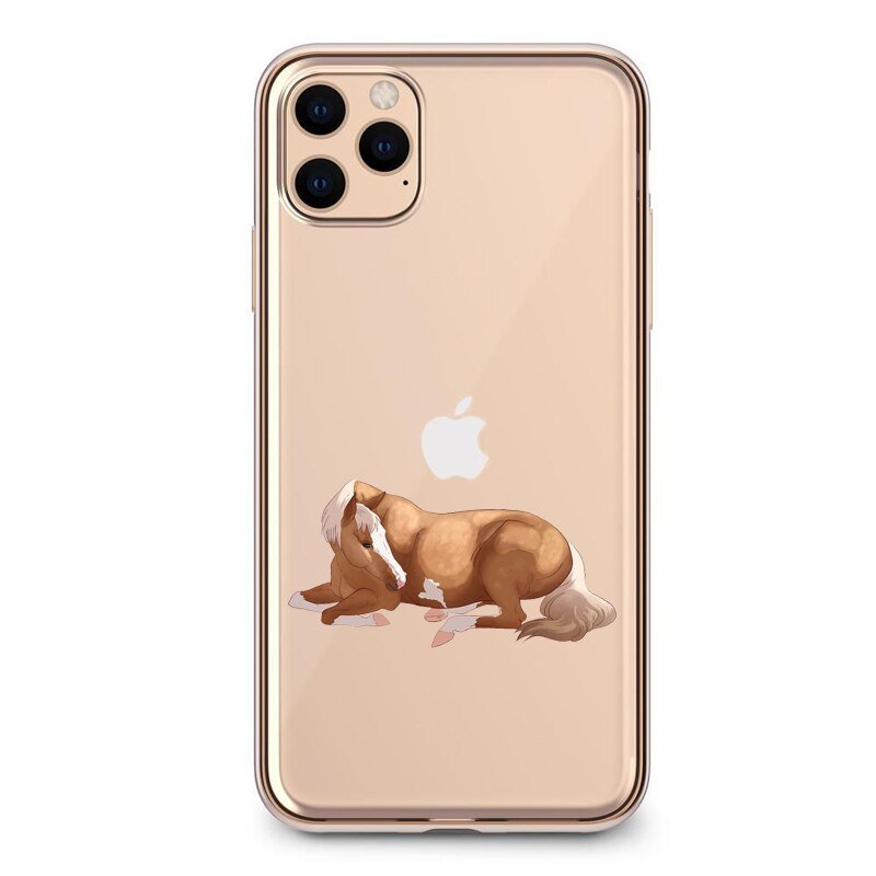 Coques d 'IPhone souples Jolis Designs de Chevaux - Pegasus-square