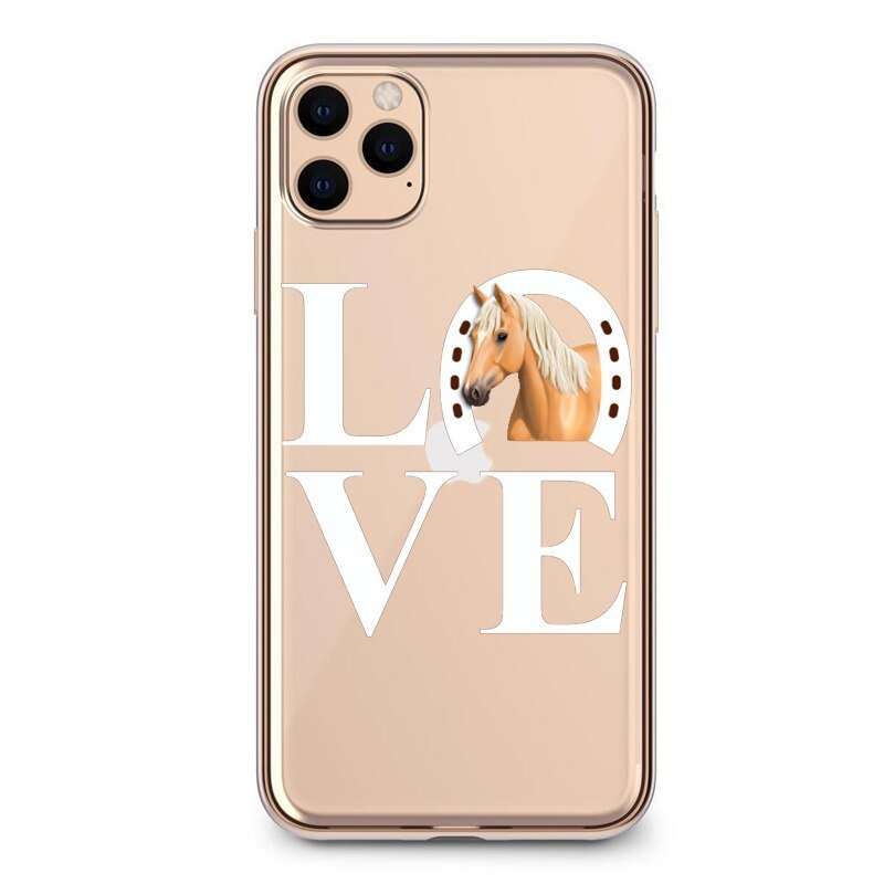 Coques d 'IPhone souples Jolis Designs de Chevaux - Pegasus-square