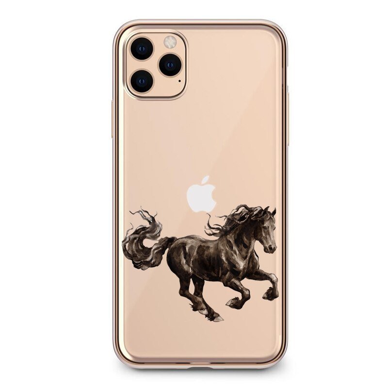 Coques d 'IPhone souples Jolis Designs de Chevaux - Pegasus-square