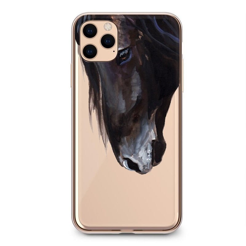 Coques d 'IPhone souples Jolis Designs de Chevaux - Pegasus-square