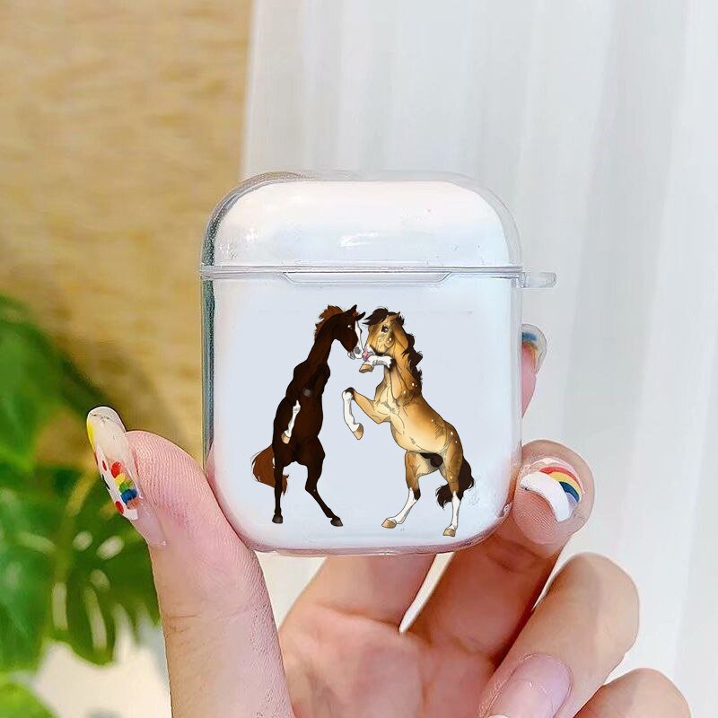 Coques pour Etui d'Air Pods 1 ou 2 Transparentes - Pegasus-square