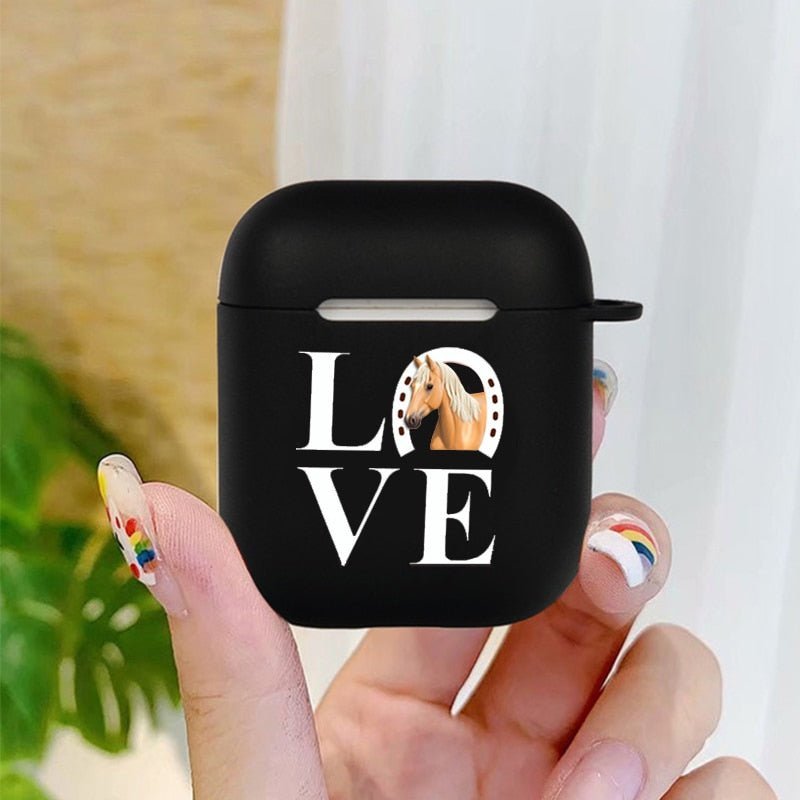 Coques Roses ou Noires pour Air Pods - Pegasus-square