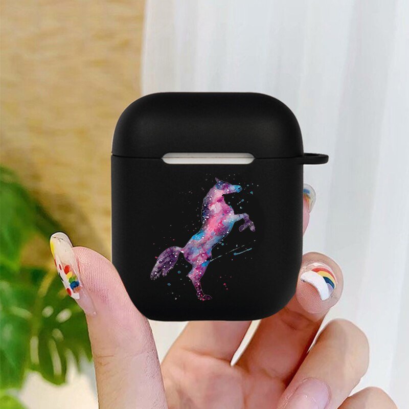 Coques Roses ou Noires pour Air Pods - Pegasus-square