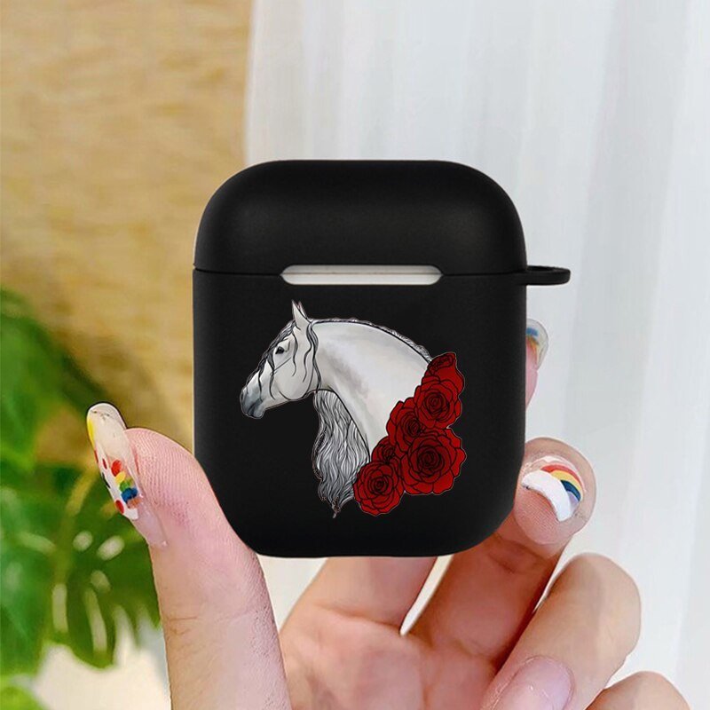 Coques Roses ou Noires pour Air Pods - Pegasus-square