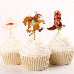 Décoration de gâteaux/cup cakes thème Western - Pegasus-square