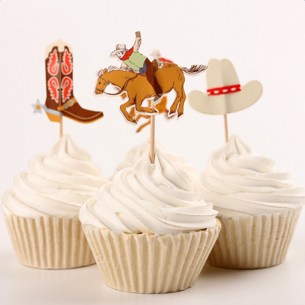 Décoration de gâteaux/cup cakes thème Western - Pegasus-square