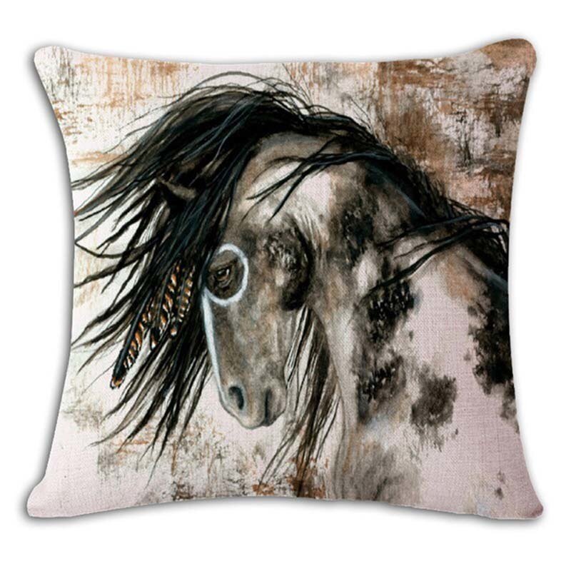 Housse de coussin "Portraits" - Pegasus-square