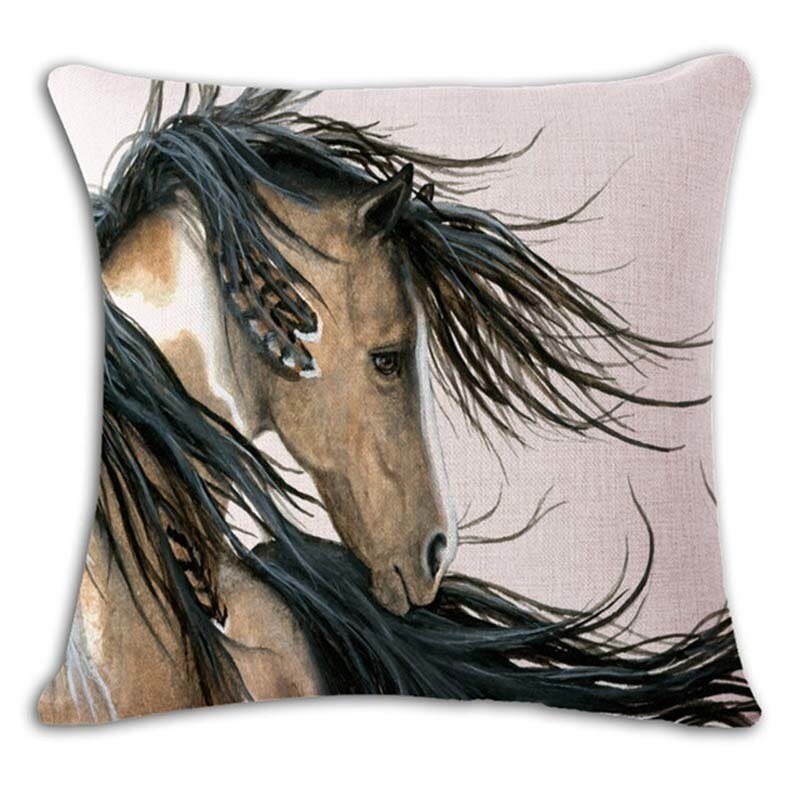 Housse de coussin "Portraits" - Pegasus-square