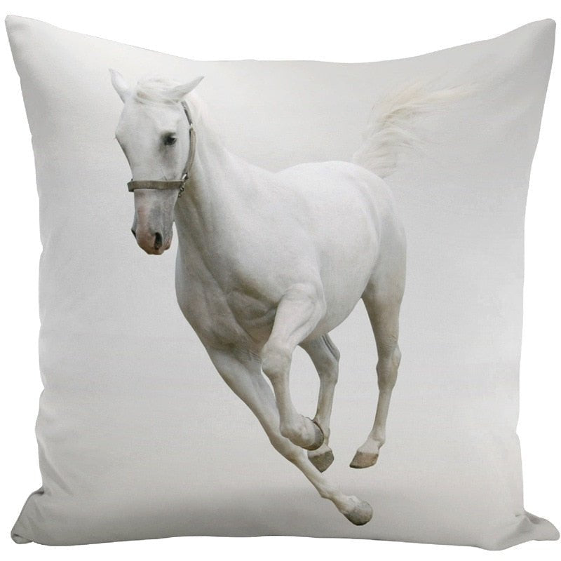 Housse de Coussin "White Horse" - Pegasus-square