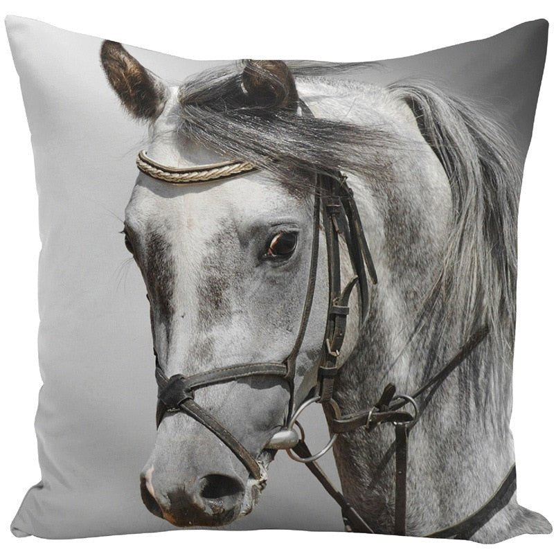 Housse de Coussin "White Horse" - Pegasus-square