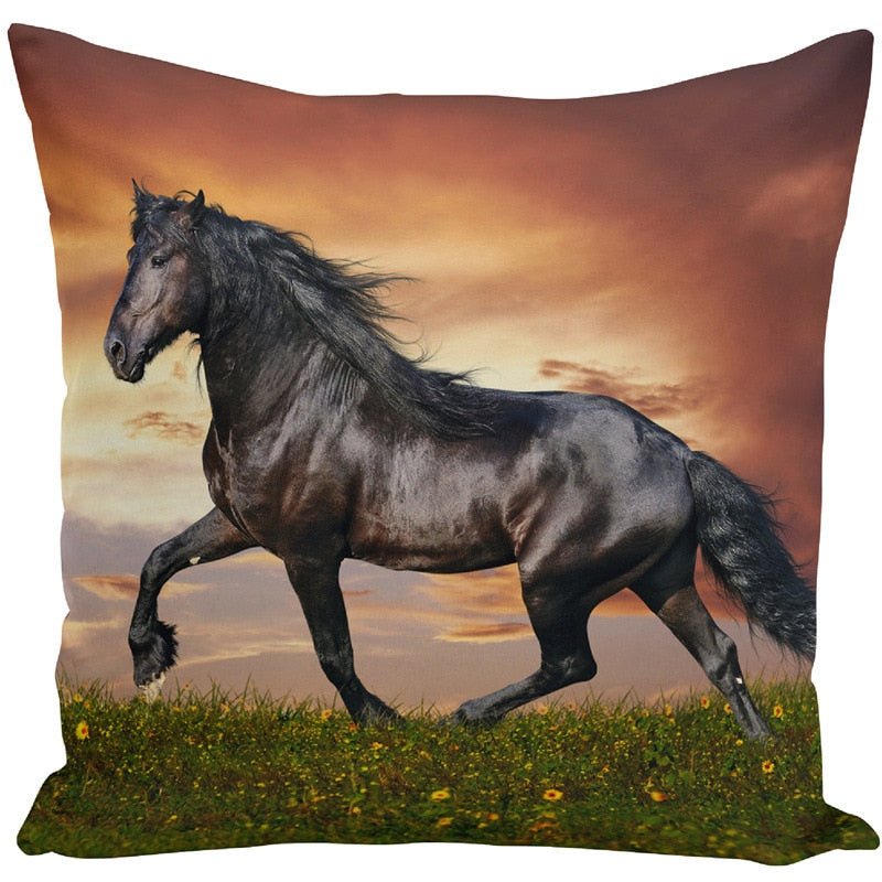 Housse de Coussin "White Horse" - Pegasus-square