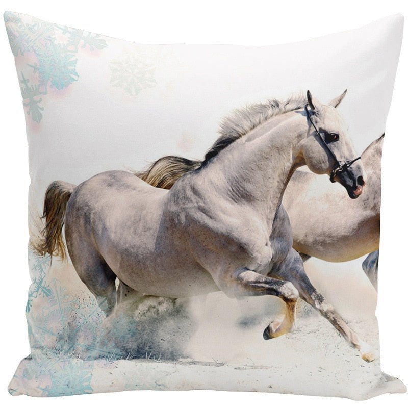 Housse de Coussin "White Horse" - Pegasus-square