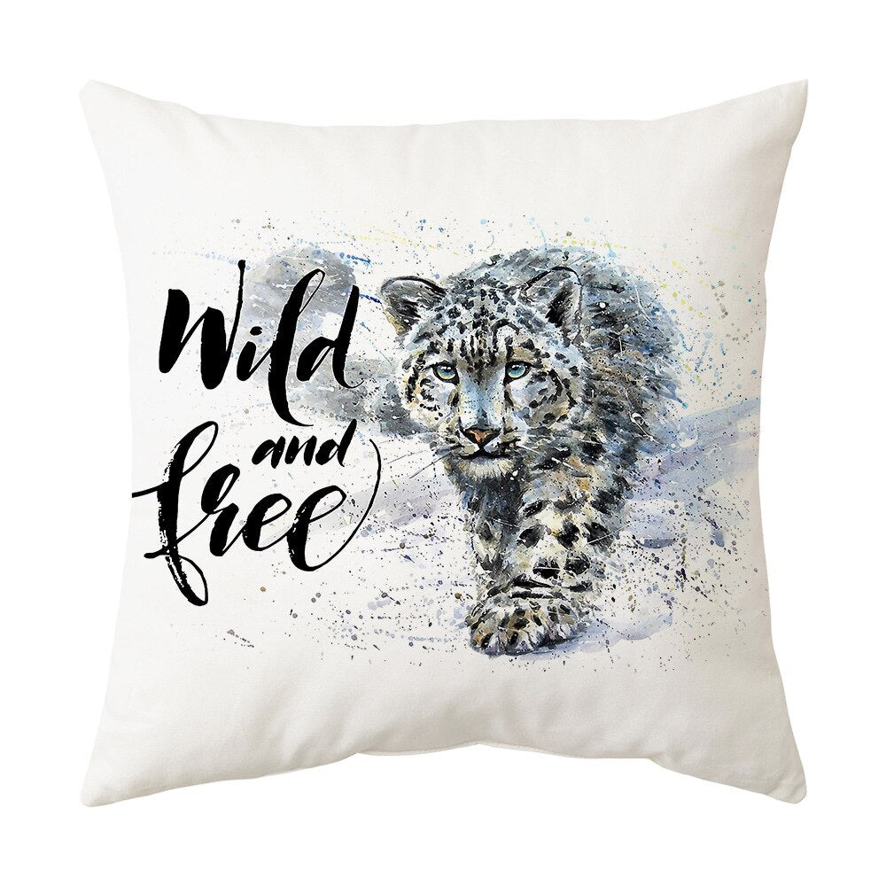 Housse de coussin "Wild and Free" - Pegasus-square