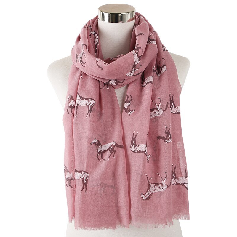 Magnifique Foulard/Etole "Chevaux" - Pegasus-square