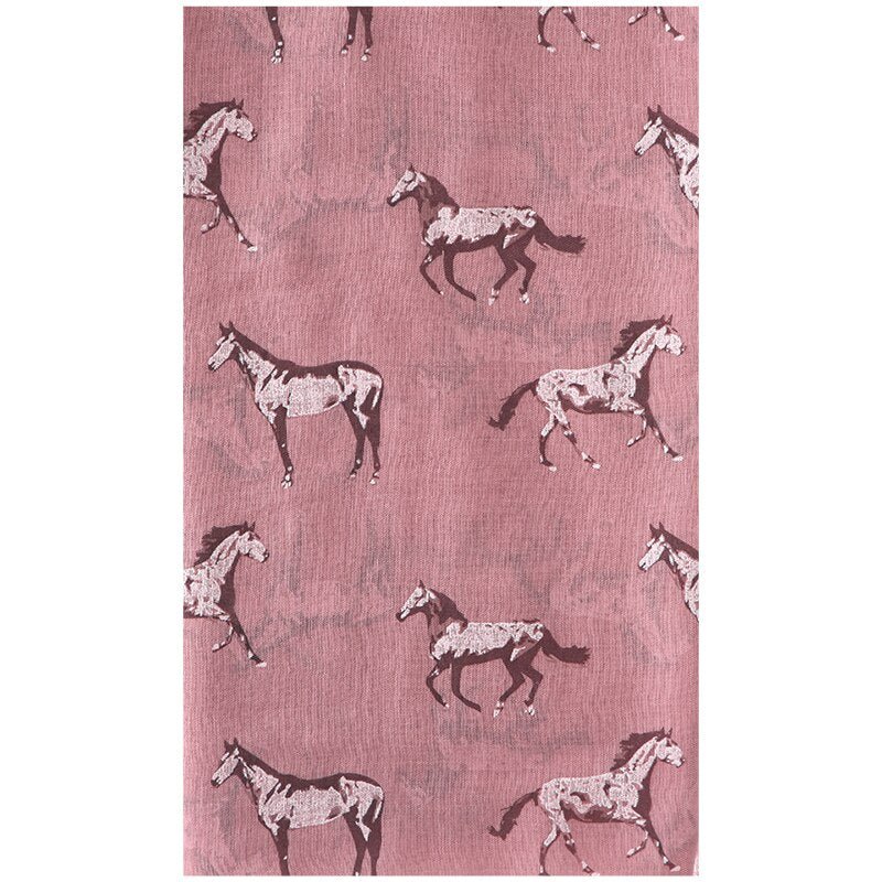 Magnifique Foulard/Etole "Chevaux" - Pegasus-square