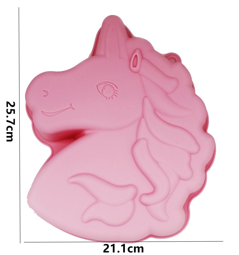 Moule à Gâteaux Silicone "Licorne" - Pegasus-square