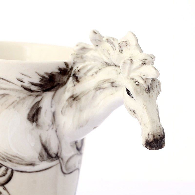 Mug -Tasse à thé ou café - Cheval 3D en Porcelaine - Pegasus-square