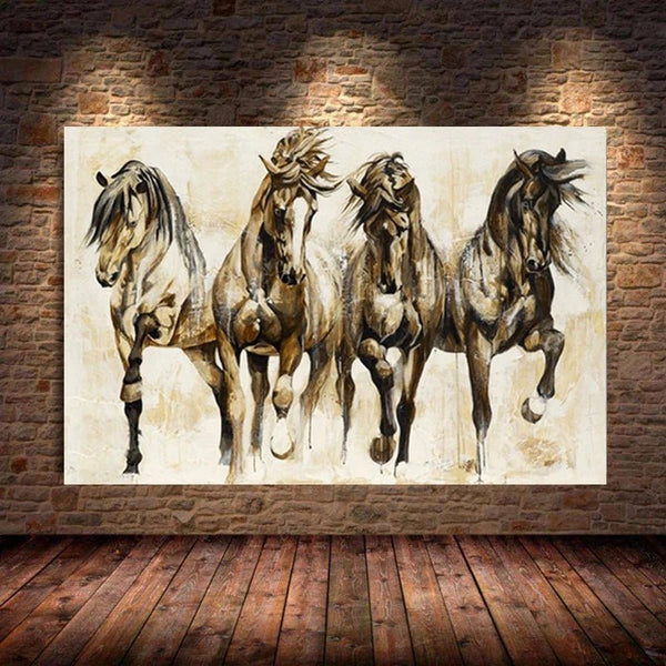 Poster chevaux - Pegasus-square