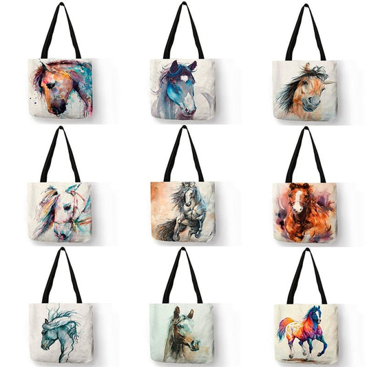 Sac en Toile "Paint Horse" - Pegasus-square